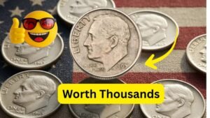 1965 Roosevelt Dimes Without Mint Marks