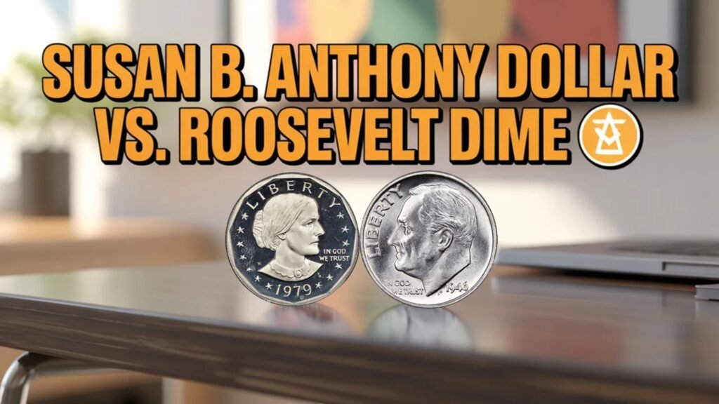 Susan B. Anthony Dollar vs. Roosevelt Dime