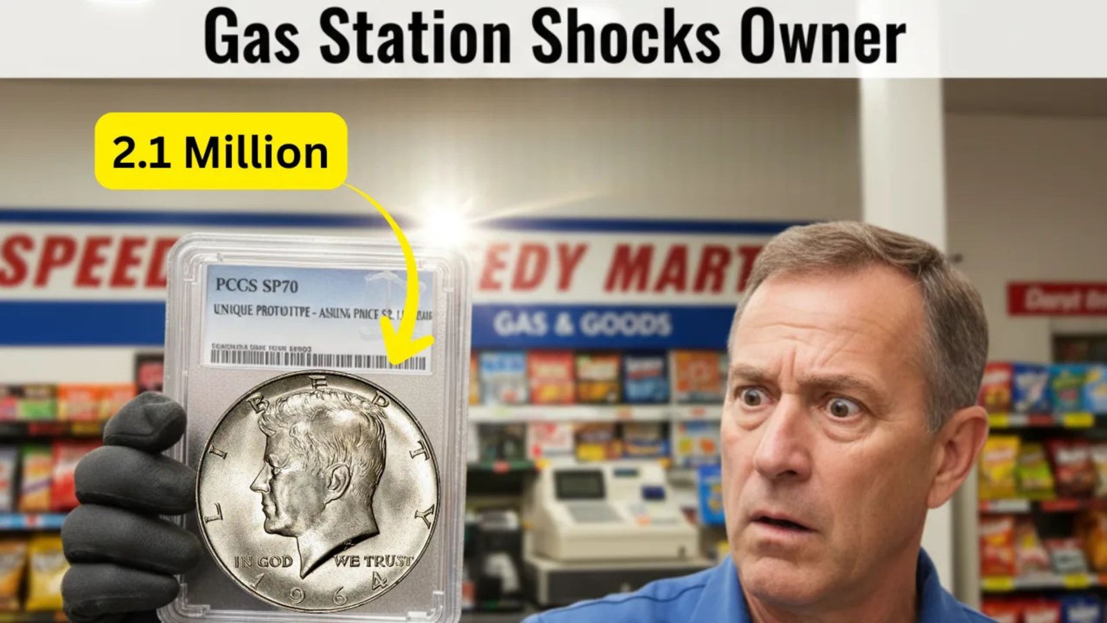 Rare Kennedy Half Dollar Worth $2.1 Million Found at Gas Station