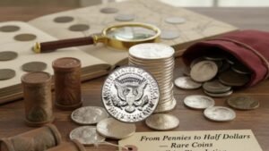 Pennies to Half Dollars